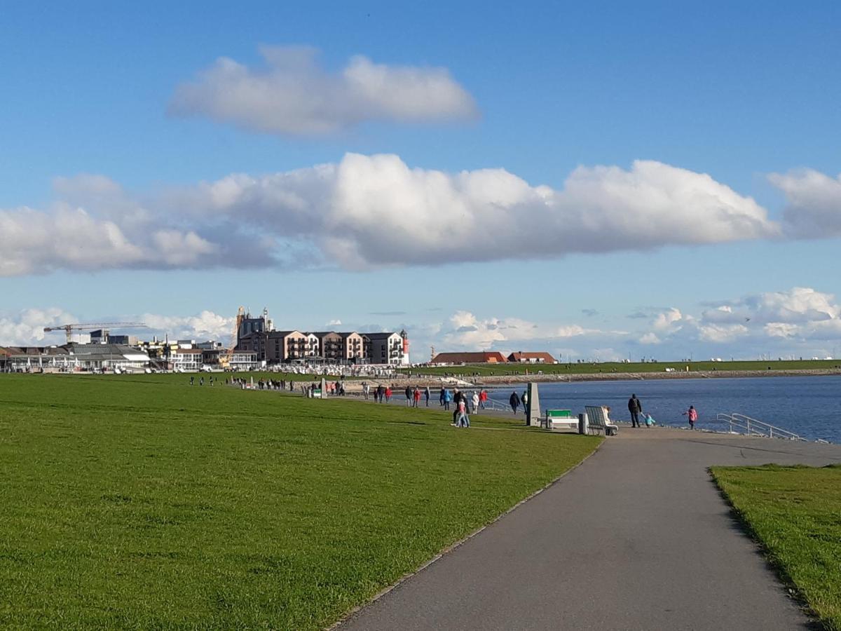 Kuestenbude No.6 Buesum Zentrum Eksteriør bilde